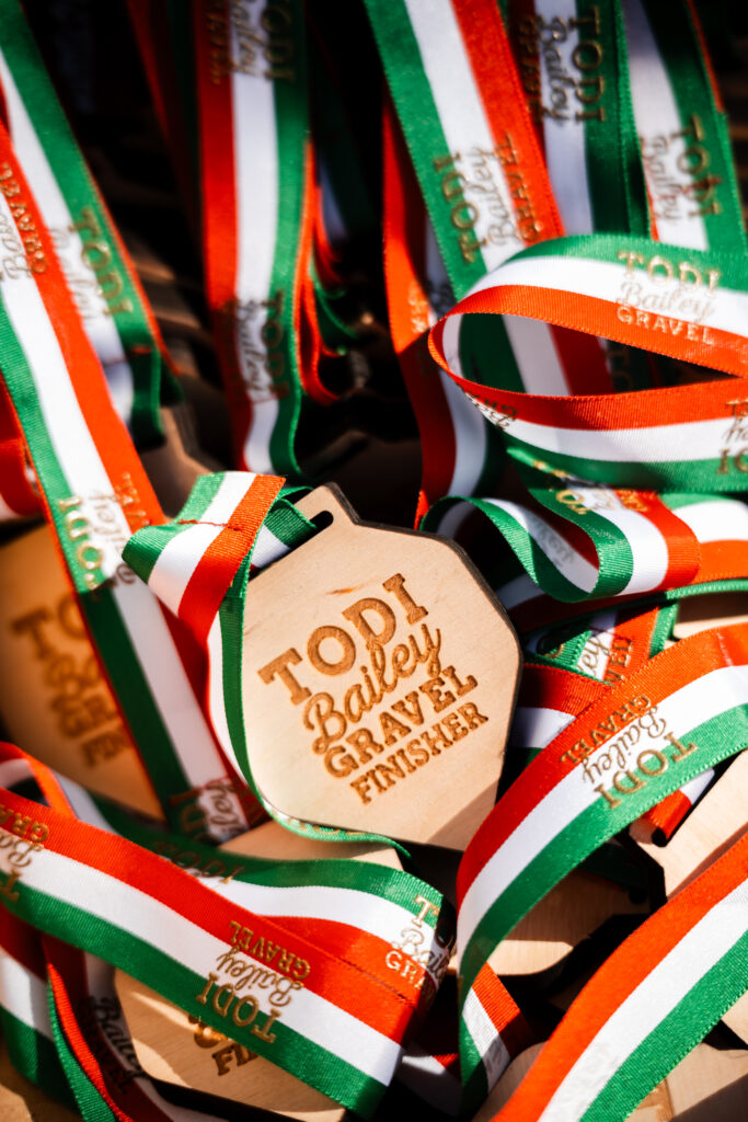 Medaglie finisher con nastro tricolore